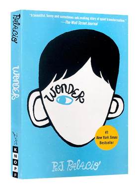Wonder奇迹男孩英文版原版