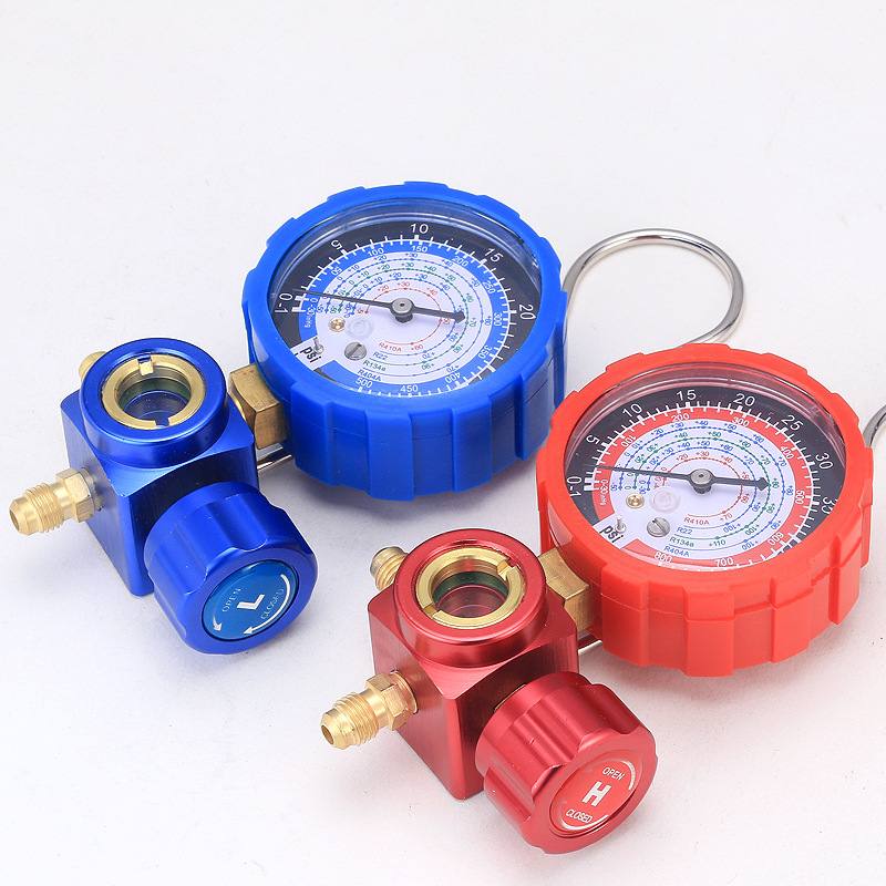 家用空调加氟管工具R22R410a加氟表压力表冷媒雪种加液汽车充氟表