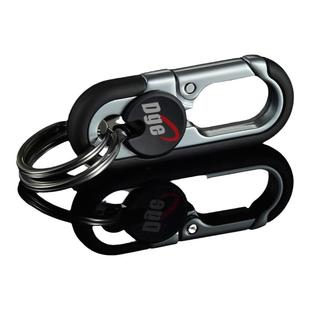 男士商务汽车钥匙扣纯色锌合金腰挂锁匙扣双环摩托车电动车钥匙链