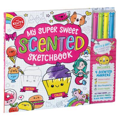 现货 英文原版 进口手工书 My Super Sweet Scented Sketchb 美国原版引进STEAM艺术 （手工/活动书）我的超级涂鸦本
