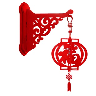 新年福字壁挂灯笼过年装饰春节室内贺年氛围新居立体26客厅马挂件
