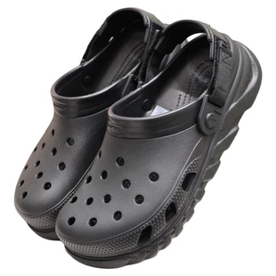 crocs洞洞鞋卡洛驰情侣沙滩厚底涡轮增高包头凉拖男女鞋208776