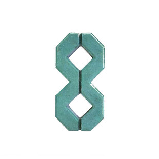 八字砖草坪砖8字砖 井字砖停车位面包砖透水砖西班牙荷兰砖植草砖