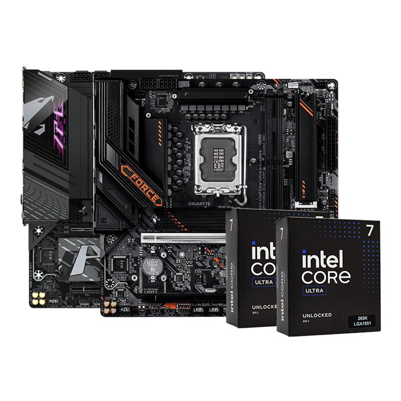 技嘉B860/Z890搭265KF主板U套装