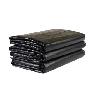 垃圾袋大号码120L物业酒店中特厚80升黑色平口100L环卫袋240L商用