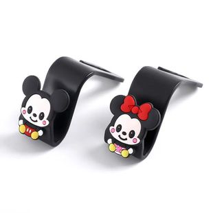 汽车座椅后靠背挂钩卡通可爱座位后排多功能车内饰小挂钩创意坐椅