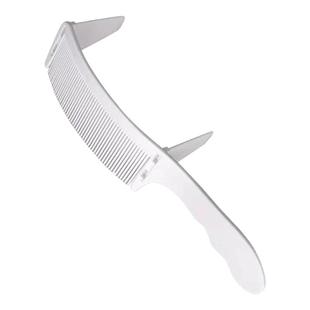 理发定位弯梳弧形新手辅助剪发梳发廊家用快剪零基础梳男发限位梳