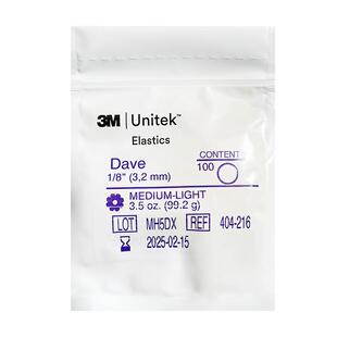 美国3m正畸橡皮圈牙齿矫正橡皮筋钢丝牙套皮筋圈牵引器牙科正畸