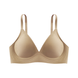 mimi fantasy小胸3D果冻条内衣软支撑胸罩女无痕三角杯文胸无钢圈