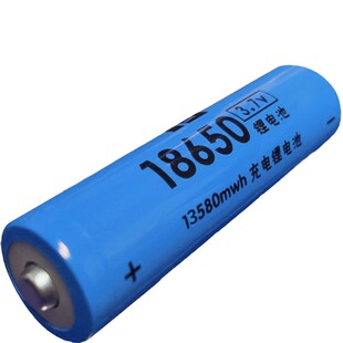 18650锂电池大容量3.7V强光手电筒头灯唱戏机小风扇喊话筒充电器