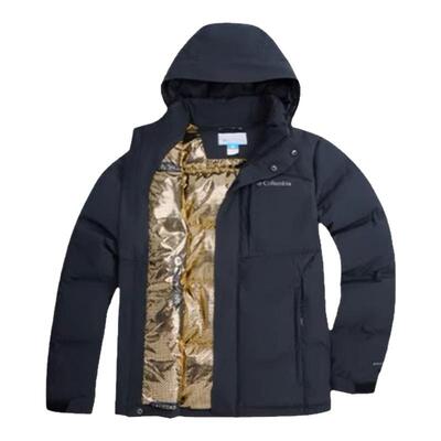 哥伦比亚金点热能保暖700蓬鹅绒羽绒服25秋冬男士防水外套XE3760