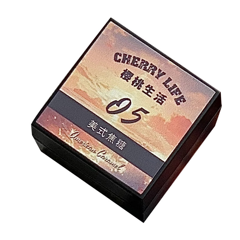 樱桃生活薄荷巧克力实色甲油胶