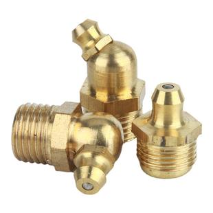 油嘴铜黄油嘴铜油杯油咀油枪注油嘴黄油枪头弯油嘴M6M8M10M12