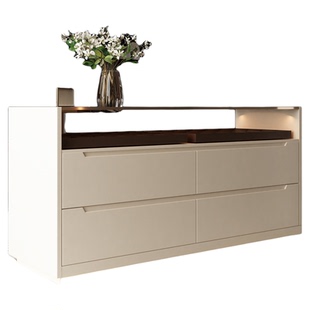 简约服装店衣帽间中岛柜实木烤漆影楼珠宝首饰展示柜抽屉式中岛柜