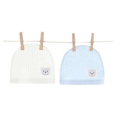 婧麒婴儿帽子纯棉无骨夏季