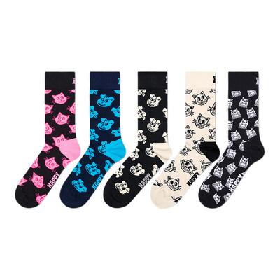 【2026新款动物系列】Happy Socks潮牌中筒袜创意小猫小狗袜子
