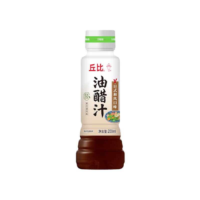 丘比 日式和风口味油醋汁酸甜蒜香轻食沙拉拌面凉拌菜健身餐调味