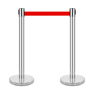 隔离带伸缩带一米线栏杆礼宾排队护栏安全围栏警戒隔离线桩警示柱