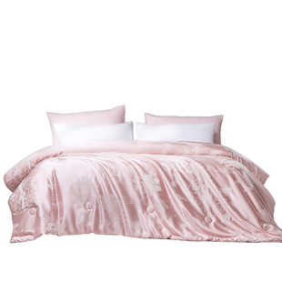 富安娜蚕丝被冬被婚庆二合一子母被空调被四季被结婚陪嫁被子喜被