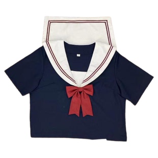 樱奈家白领赤二本日系JK制服学院风原创基础款酷妹水手服短裙套装