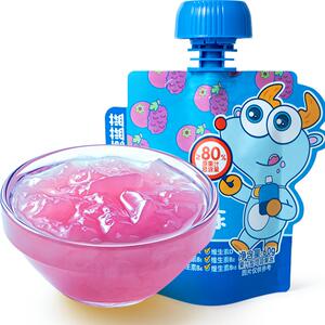 小鹿蓝蓝蒟蒻果冻_益生菌吸吸果汁果冻0脂0明胶0色素儿童零食品牌