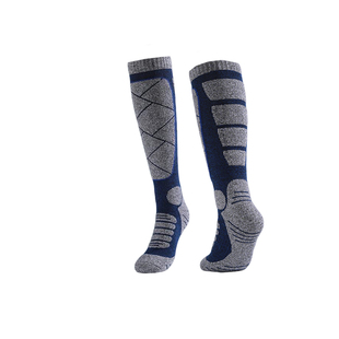 滑雪袜女加厚毛圈防寒保暖长筒袜冬季户外运动登山毛巾底男高筒袜