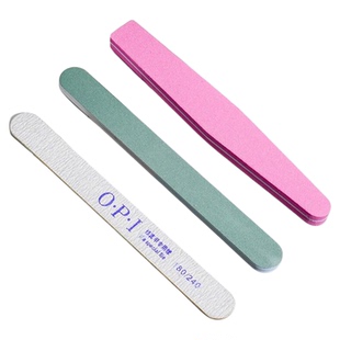 双面指甲锉磨指甲砂条美甲工具修甲磨砂条打磨条抛光条海绵搓条