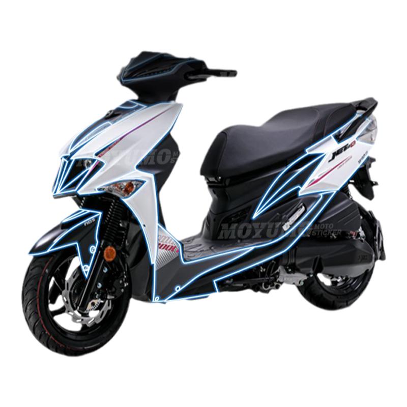 适用三阳JET150SL车衣贴纸