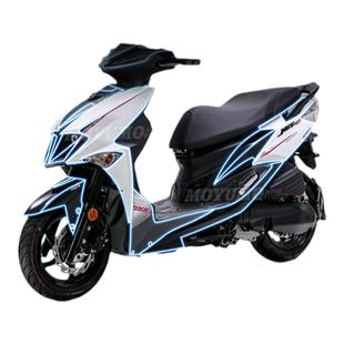 适用三阳JET150SL隐形车衣TPU划痕修复车身漆面保护贴膜改装配件