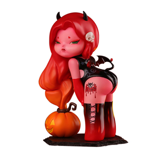 末那代理丨Fobbi《假寐之夜》禁果女孩万圣节版潮玩树脂大娃手办