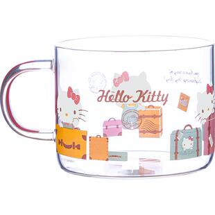 玉桂狗玻璃水杯家用大容量库洛米水杯可爱少女心果汁牛奶早餐杯子