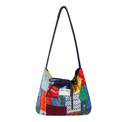 ROUIIEFAO单肩包大容量民族风