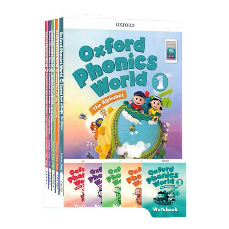 牛津自然拼读OxfordPhonicsWorld 牛津树自然拼读世界 幼少儿英语零基础拼读发音教材启蒙phonics教材