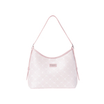 Kappa卡帕 新品斜挎托特包女老花皮质感hobo包大容量通勤单肩包