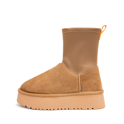 雪地靴厚底2024秋冬保暖加厚