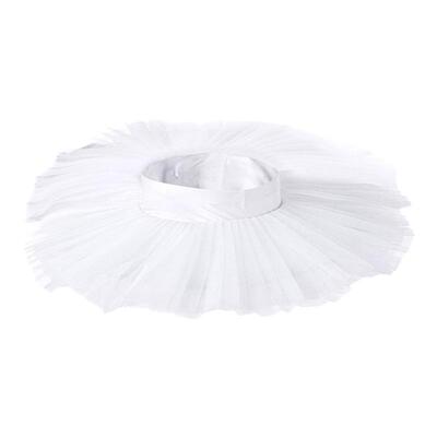 Sansha/三沙儿童TUTU裙粉色芭蕾舞中裙专业表演裙白色半身裙纱裙