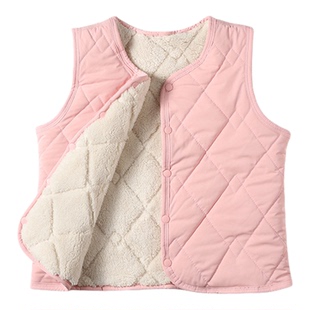 儿童保暖马甲内穿加厚加绒坎肩褂子秋冬男女童宝宝抗寒保暖背心