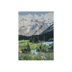 TaoMu 夏塔 手工diy挂毯画治愈系风景客厅沙发背景墙装饰画落地画