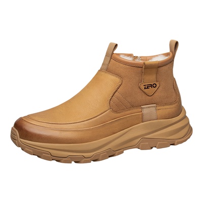 ZRO零度雪地靴男2025冬季新款羊皮毛一体大棉靴加厚东北抗寒保暖