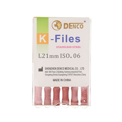 不锈钢材质根管扩大K锉型号多款