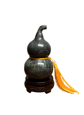 玄熙阁客厅泰山玉石葫芦摆件