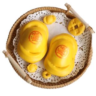 红福袋馒头马年元宝花糕花馍钱袋饽饽过年年货送礼山东胶东特产