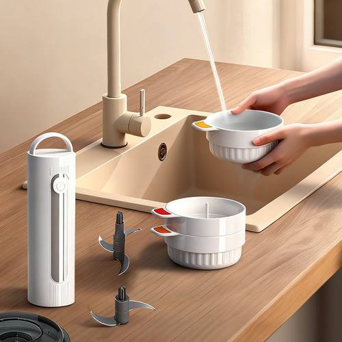 绞肉机多功能家用绞蒜泥佐料机肉馅小型机动料理辅搅拌迷你食机电