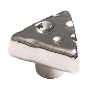 轻奢派奶酪柜门拉手厨房橱柜柜子衣柜抽屉银色小把手原创时尚创意