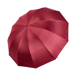 十骨超大号折叠雨伞女晴雨两用商务太阳伞黑胶防紫外线防晒遮阳伞