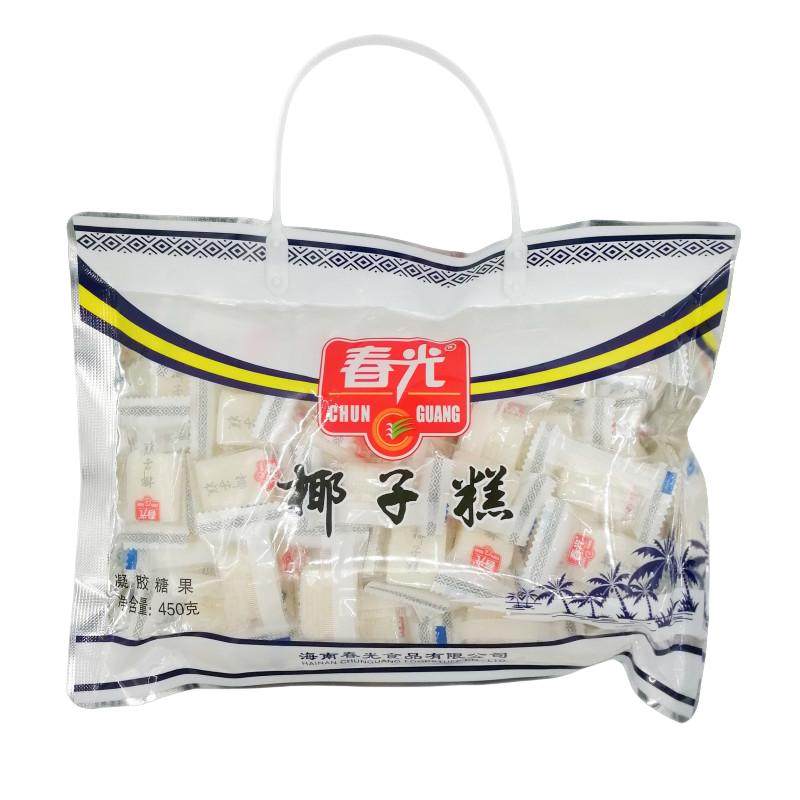 海南特产春光椰子糕450g礼袋年货