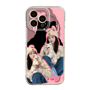 白鹿同款手机壳适用苹果17promax明星iphone16华为nova14周边mate60应援p70荣耀oppo一加vivo小米17红米iqoo9