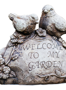 掬涵welcome门牌水泥装饰摆件