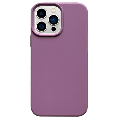2026新色！温柔紫色液态硅胶ins手机壳高级感ins纯色软糯橡皮擦质感适用iphone17/16promax小米17/华为pura80