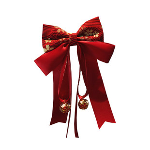 儿童汉服发饰红色复古中国风女童蝴蝶结飘带发夹公主流苏国潮头饰